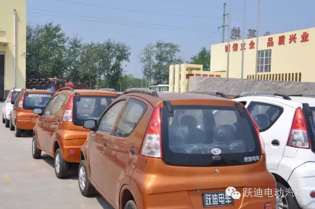 跃迪电动汽车全国销售趋势猛涨—批量发车甘肃