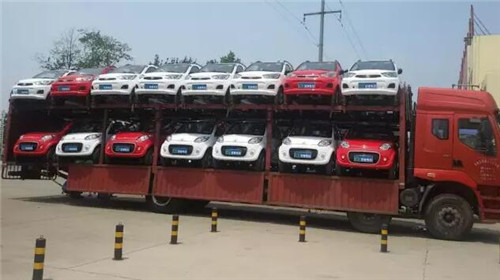 跃迪电动汽车批量发车保定——跃迪·将环保进行到底