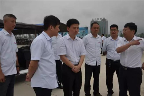 陕西省商洛市市长郑光照一行莅临跃迪集团旗下陕西跃迪新能源汽车有限公司调研