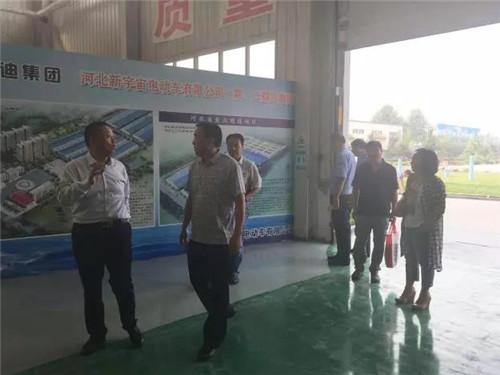河北省交管局车驾管支队机动车管理大队大队长曹印忠到跃迪集团实地调研
